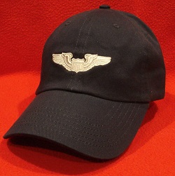 USAF BASIC PILOT WINGS BALL CAP