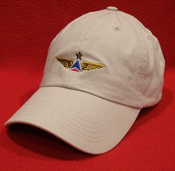 retro DAL First Officer wings hat / ball cap