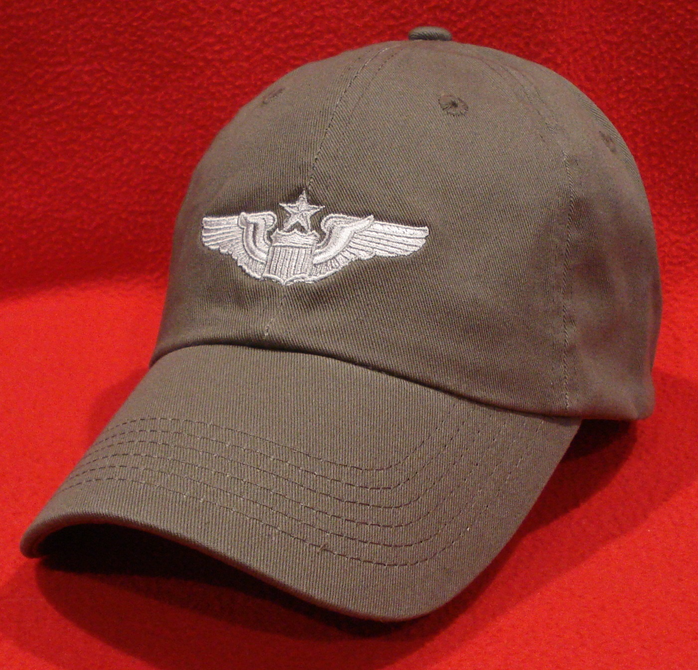 U.S. Air Force Wings Logo Washed Mens Cap Coyote Brown
